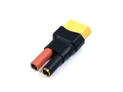 Absima 3040059Adapter 4mm Goldkontaktsteckern (M) auf XT60 (W) kompakt