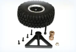 Absima 1230655Ersatzrad mit Halterung für 1/10 Crawler CR3.4 Sherpa Khamba