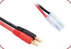 Absima 3040030Ladekabel 4mm Goldkontaktstecker - Tamiya 150mm