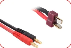 Absima 3040035Ladekabel 4mm Goldkontaktstecker - T-Plug 150mm