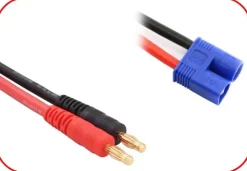 Absima 3040074Ladekabel 4mm Goldkontaktstecker - EC3 300mm