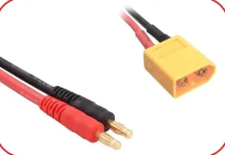 Absima 3040075Ladekabel 4mm Goldkontaktstecker - XT60 300mm