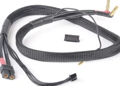 Absima 3040058Ladekabel XT60 auf 4/5mm Goldstecker mit XH Adapter - 60cm