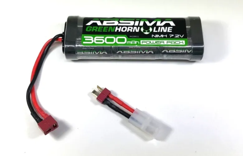 Absima 4100011NiMH Akku 7,2V 3600mAh Stickpack Tamiya Deans