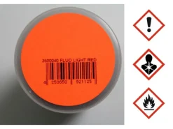 Absima 3500040PAINTZ FLUO hell rot 150ml Polycarbonat Spray - Lexanfarbe