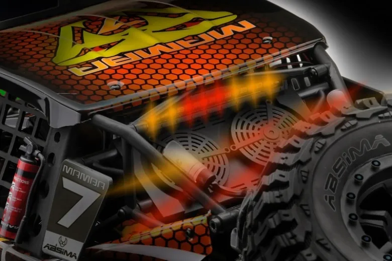 Absima 17002Rock Racer 'MAMBA 7' Orange 6S Brushless 1:7 RTR