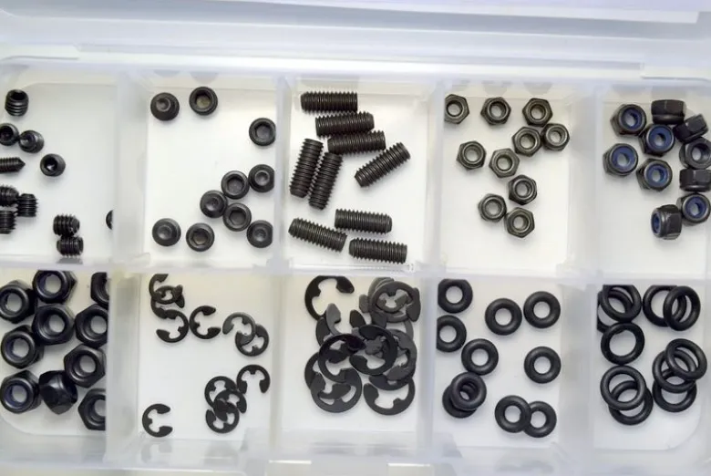 Absima 3020002100-teiliges Kleinteilesortiment (Muttern, O-Ringe) für 1/10
