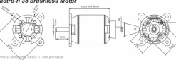 aero-naut 700311actro-n 35-4-790 Brushless Motor
