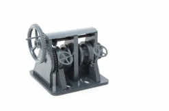 aero-naut 582314Ankerwinde doppelt, 1:20 Bausatz aus Messing 42x40x47mm