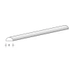 aero-naut 772625ASA Halbrundstab 2,5 x 1000mm Plastikprofil