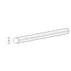 aero-naut 772610ASA Rundstab 5,0 x 1000mm Plastikprofil