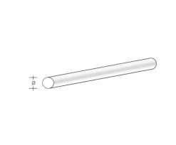 aero-naut 772610ASA Rundstab 5,0 x 1000mm Plastikprofil