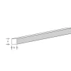 aero-naut 772743ASA Vierkant-Flachstab 1,0 x 2,5 x 1000mm Plastikprofil