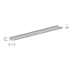 aero-naut 772881ASA Winkel-Profil 8,0 x 8,0 x 1000mm Plastikprofil