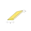 aero-naut 754504Balsa-Endleiste für Normalprofile 5x20 / 1000 mm