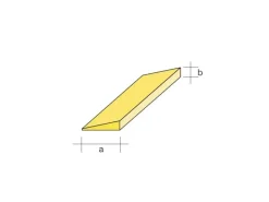 aero-naut 754504Balsa-Endleiste für Normalprofile 5x20 / 1000 mm