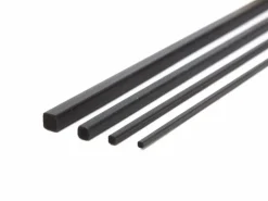 aero-naut 775344CfK Kohlefaser Vierkant-Stab 3.0 x 3.0 x 1000