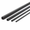 aero-naut 775343CfK Kohlefaser Vierkant-Stab 2.5 x 2.5 x 1000