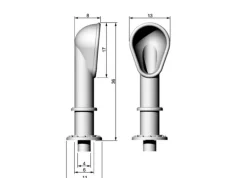 aero-naut 572006Lüfter aus Kunststoff 13x36 mm