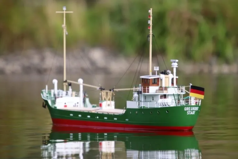 aero-naut 307000MS Greundiek Küstenmotorschiff Bausatz 1:50
