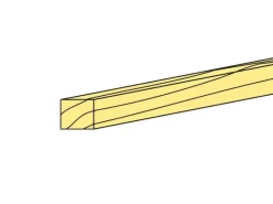 aero-naut 755735Nussbaumleiste 3x10x1000 mm / 3,0 x 10,0 mm - Länge 1m