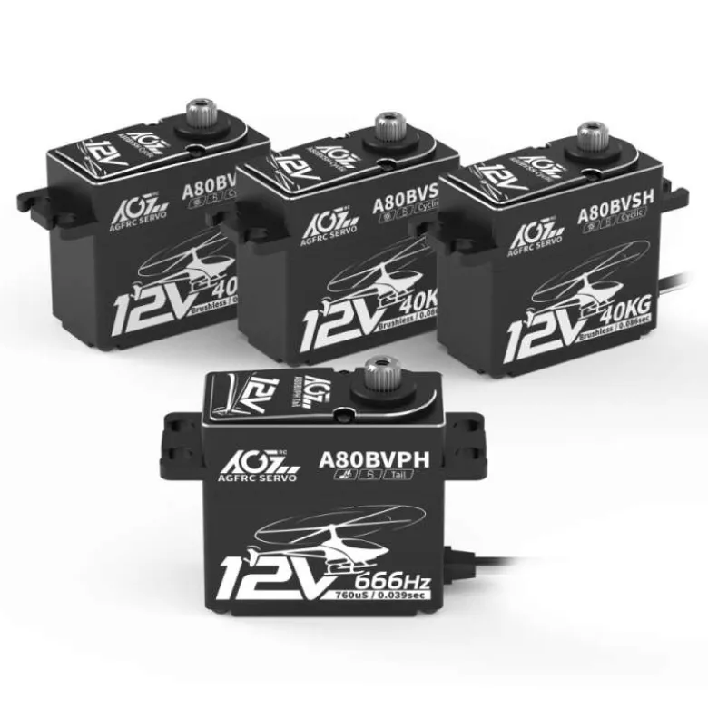 AGF-RC A8012VHeliComboAGF-RC A80 12V Heli Combo (3x A80BVSH, 1x A80BVPH)