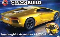 Airfix J6026QUICKBUILD Lamborghini Aventador gelb Plastikbausatz ohne Kleben