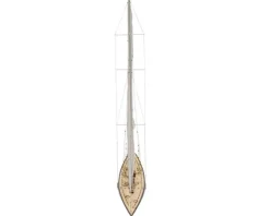 Amati 25050Endeavour 1934 mit Fertigrumpf 1:80 Yachtbausatz