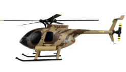 AMEWI 25336AFX MD500E brushless 4-Kanal 325mm Helikopter 6G RTF braun
