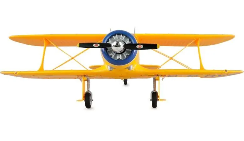 AMEWI 24144AMXFlight Beech D17s Doppeldecker 3D/6G RTF, gelb
