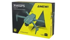 AMEWI 25364AMXFlight X4KGPS Brushless-Drohne mit 3D-Gimbal & 4K Kamera inkl. 2 Akkus