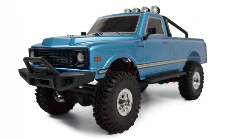 AMEWI 22423AMXRock AM18 Scale Crawler Pick-Up 1:18 RTR blau