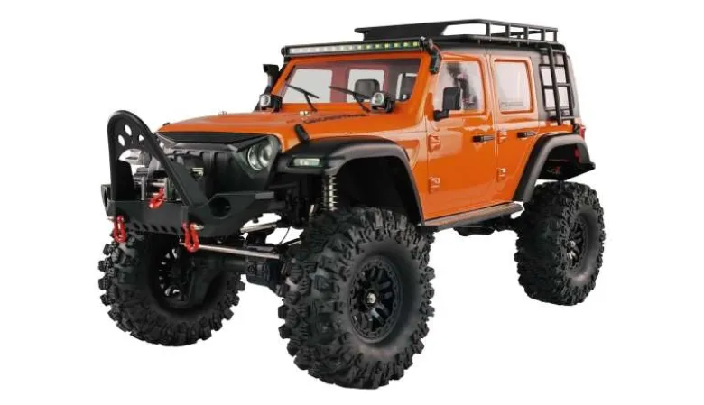 AMEWI 22656AMXRock Crosstrail Crawler 4WD 1:10 2.4GHz ARTR, orange metallic