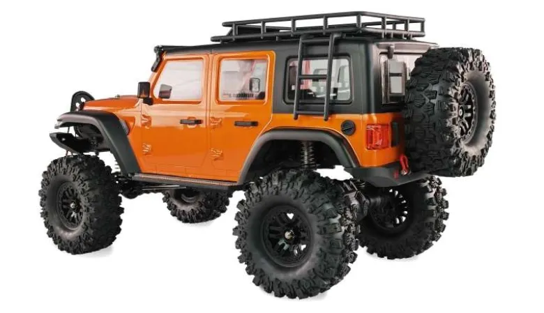 AMEWI 22656AMXRock Crosstrail Crawler 4WD 1:10 2.4GHz ARTR, orange metallic