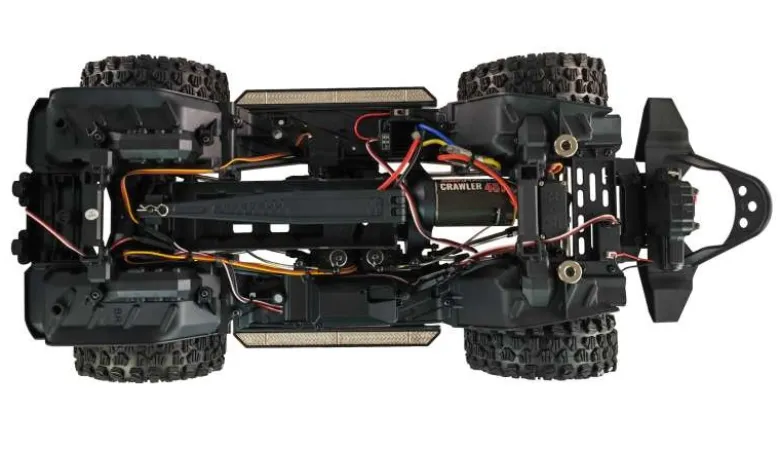 AMEWI 22652AMXRock Crosstrail Crawler 4WD 1:10 2.4GHz ARTR, rot metallic
