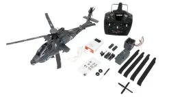 AMEWI 25369Apache AH-64D CP Helikopter 6G/3D RTF grau 1:32