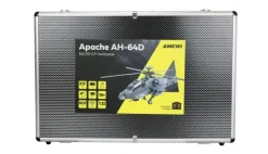 AMEWI 25369Apache AH-64D CP Helikopter 6G/3D RTF grau 1:32