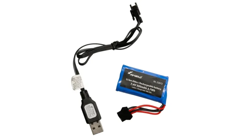 AMEWI 22672Baggerlader G1401E 2.4 GHz, 1:14 RTR - grün mit Licht & Sound