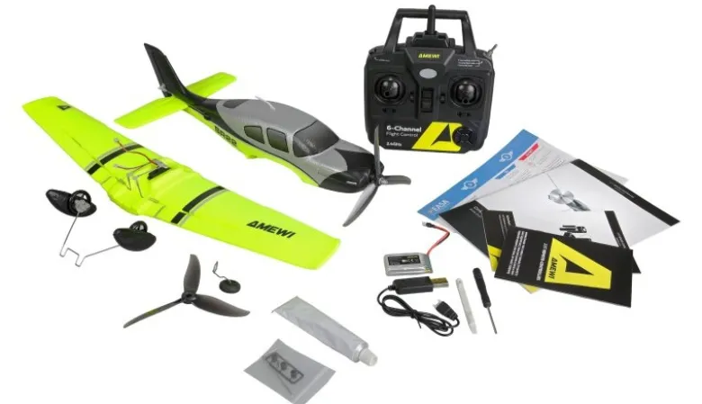 AMEWI 24151Cirrus SR22 brushless 520mm 4-Kanal 3D/6G RTF grün