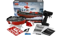 AMEWI 26109Fairplay I Schlepper Boot 1:72 RTR, schwarz