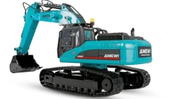 AMEWI 22748G705E Bagger Metall 1:14 RTR petrol