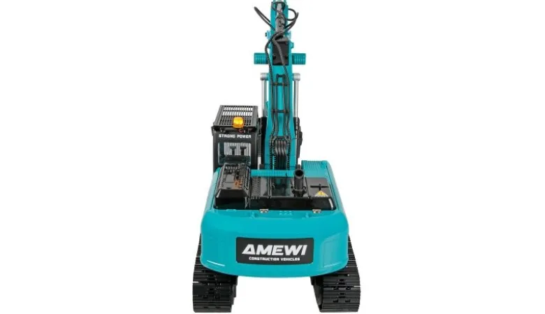 AMEWI 22748G705E Bagger Metall 1:14 RTR petrol