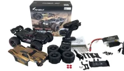 AMEWI 22659Hyper Go 4WD Truggy brushless 1:14 RTR, schwarz V2 Version mit verbesserten Kardanwellen hinten