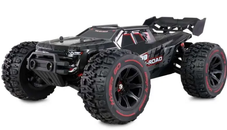 AMEWI 22659Hyper Go 4WD Truggy brushless 1:14 RTR, schwarz V2 Version mit verbesserten Kardanwellen hinten