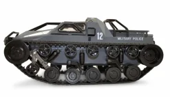 AMEWI 22439Ketten-Drift-Fahrzeug Military Police 1:12 grau/blau RTR