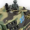 AMEWI 23053Königstiger Henschel-Turm 1:16 Panzer Professional Line Rauch, Sound, Metallketten, Laufräder, Getriebe, Holzkiste