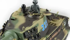 AMEWI 23053Königstiger Henschel-Turm 1:16 Panzer Professional Line Rauch, Sound, Metallketten, Laufräder, Getriebe, Holzkiste