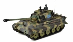 AMEWI 23072Königstiger mit Henschelturm 1:16 Panzer Standard Line IR/BB mit Echtholzkiste, Infrarot Kampfmodul