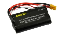 AMEWI 28411Li-Ion Akku 2S 7,4V 3000mAh XT30