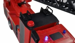 AMEWI 22502Mercedes-Benz AROCS Feuerwehr Drehleiterfahrzeug 1:18 RTR 2,4kg 580mm lang 12 steuerbare Kanäle